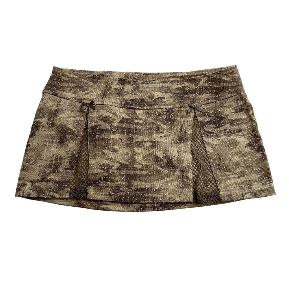 Outcast Joani Mini Skirt in Camo